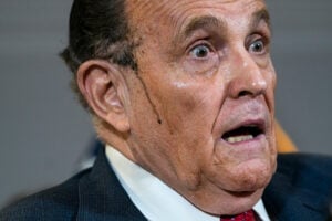 Rudy Shambles In To Court As Trump Runs For The Hills