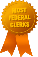 Most Federal Clerks